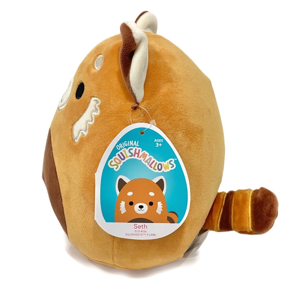 Squishmallows Official Kellytoys 7.5 Inch Seth the Red Panda New With Tag - Picture 2 of 7